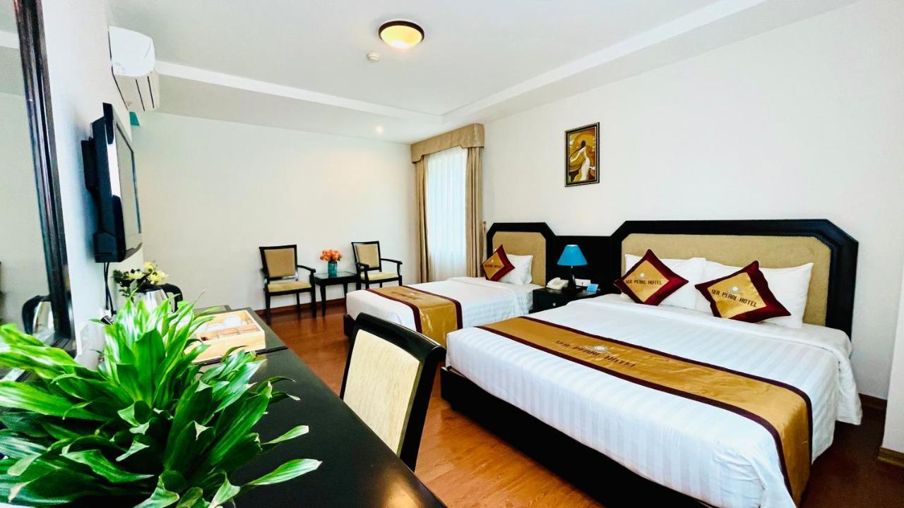 Sea Pearl Cat Ba Hotel Dong Khe Sau Bagian luar foto