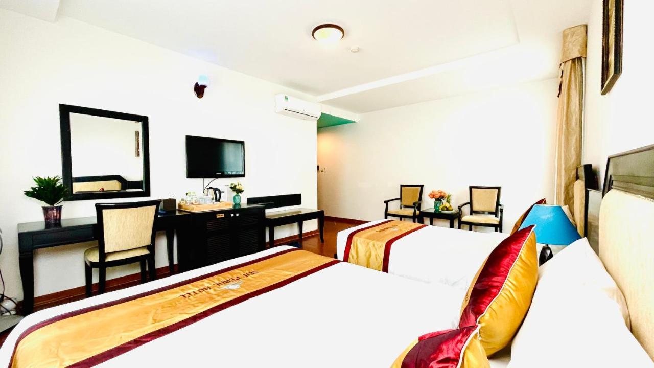 Sea Pearl Cat Ba Hotel Dong Khe Sau Bagian luar foto