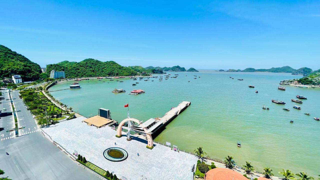 Sea Pearl Cat Ba Hotel Dong Khe Sau Bagian luar foto