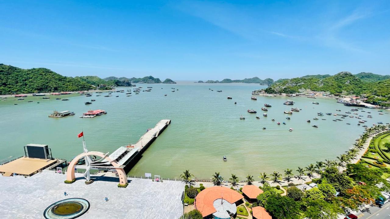 Sea Pearl Cat Ba Hotel Dong Khe Sau Bagian luar foto