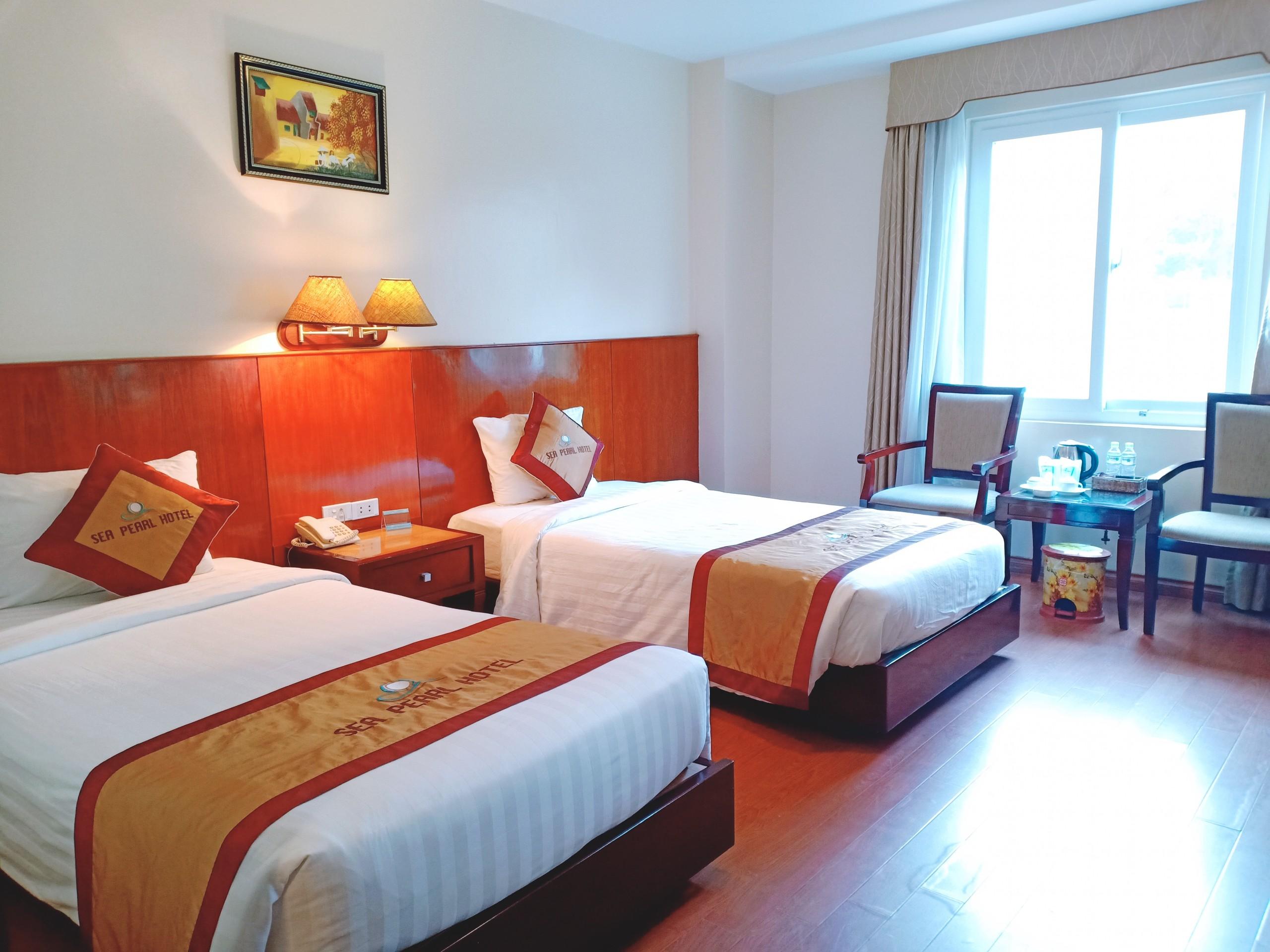 Sea Pearl Cat Ba Hotel Dong Khe Sau Bagian luar foto