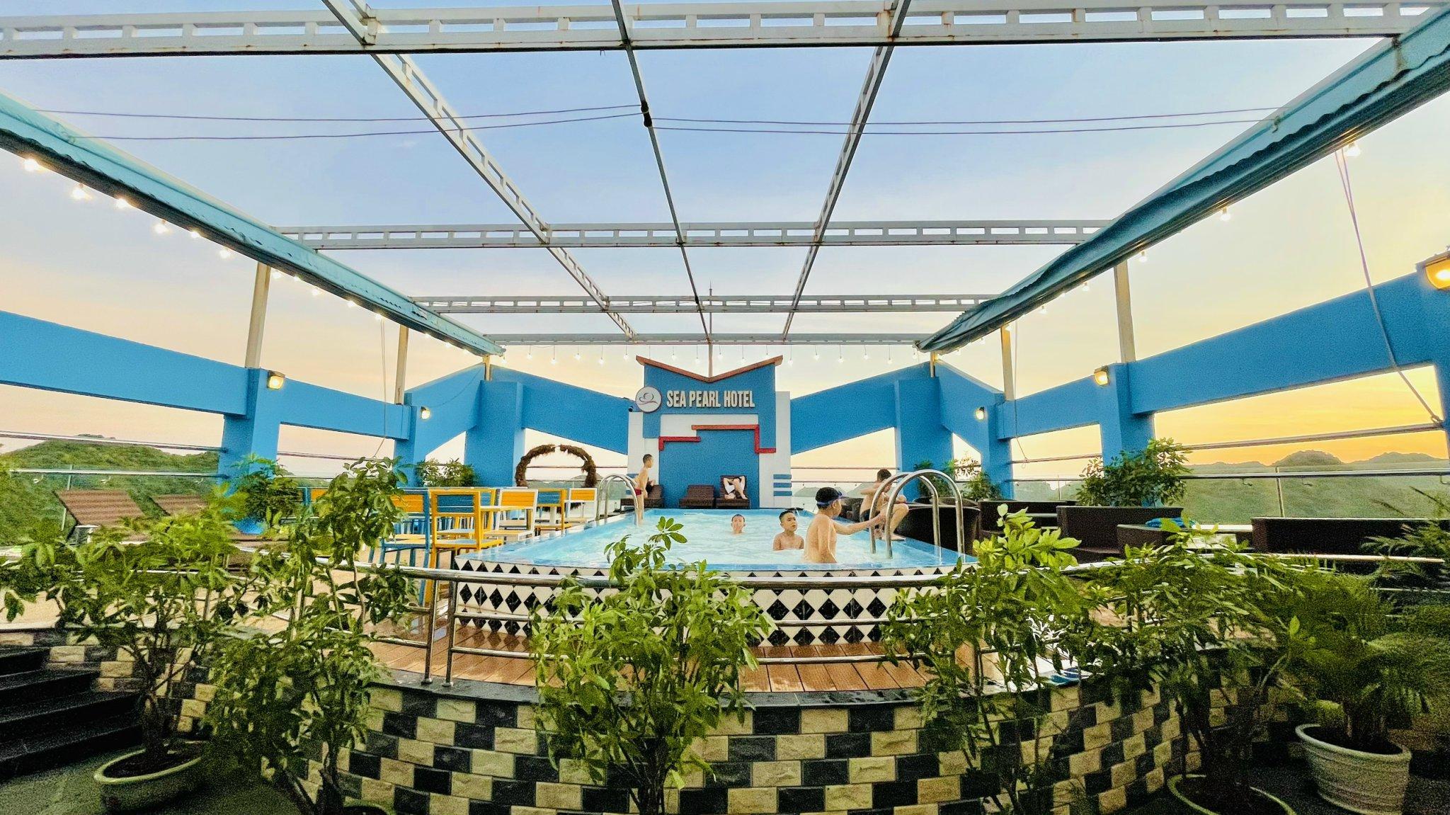 Sea Pearl Cat Ba Hotel Dong Khe Sau Bagian luar foto