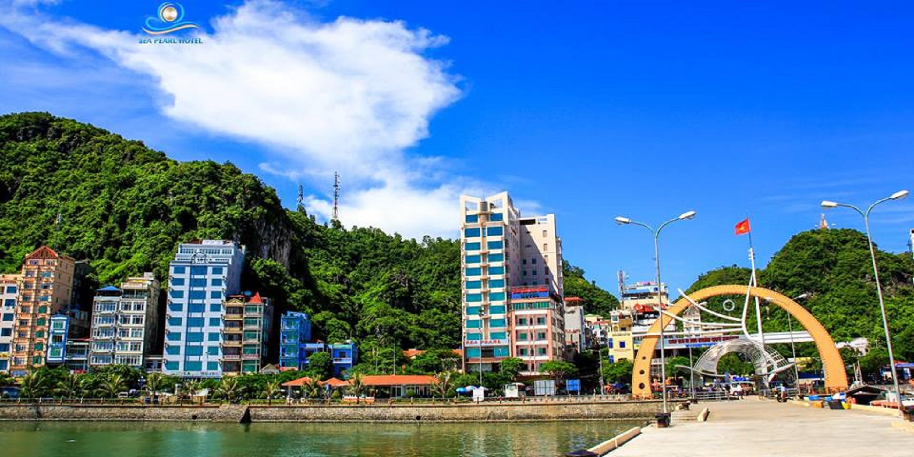 Sea Pearl Cat Ba Hotel Dong Khe Sau Bagian luar foto