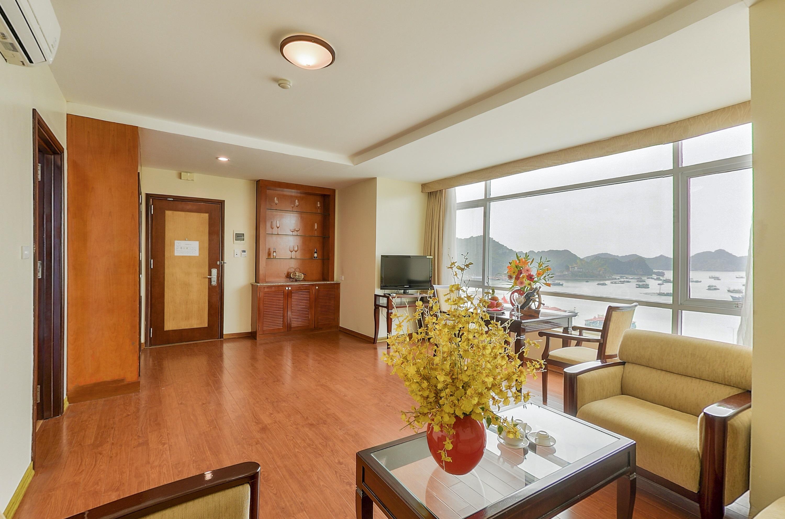Sea Pearl Cat Ba Hotel Dong Khe Sau Bagian luar foto