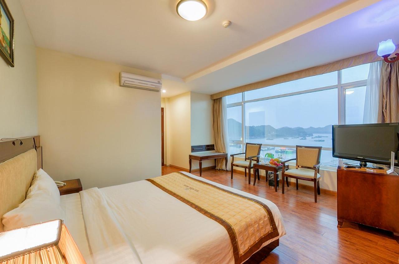 Sea Pearl Cat Ba Hotel Dong Khe Sau Bagian luar foto