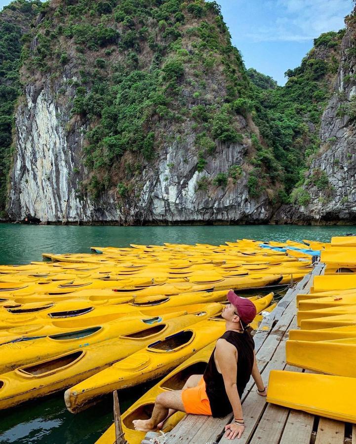 Sea Pearl Cat Ba Hotel Dong Khe Sau Bagian luar foto